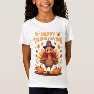 Camiseta Feliz Día de Acción de Gracias Pavo Divertido Rega