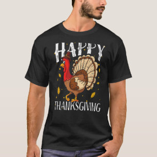 Camiseta Feliz Día de Acción de Gracias Peregrino gracioso