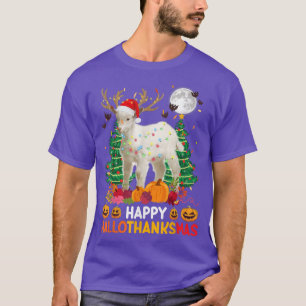 Camiseta Feliz Día de Acción de Gracias Ragdoll Funny Goat