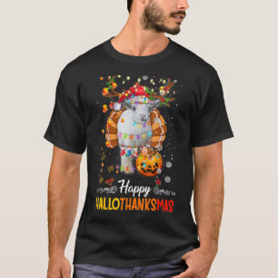 Camiseta Feliz Día de Acción de Gracias Ragdoll Goat Happy 