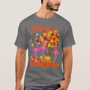 Camiseta Feliz Día de Acción de Gracias, tres graciosos fla