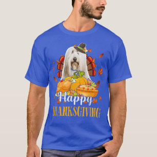 Camiseta Feliz Día de Acción de Gracias Turquía con la barb
