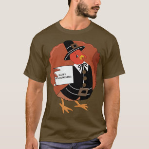 Camiseta Feliz Día de Acción de Gracias Turquía Trot Par