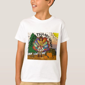 Camiseta Feliz Día de Acción de Gracias Vegano Pavo