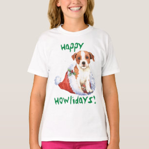 Camiseta Feliz Día de Alojamiento Parson Russell Terrier T-