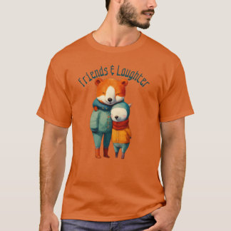 Camiseta Feliz Día de Amigo - Amigos y risas