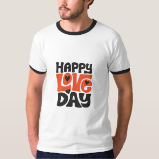 Camiseta Feliz día de amor