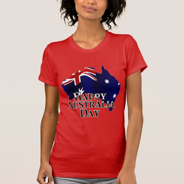 Camiseta Feliz Día de Australia (Anverso)