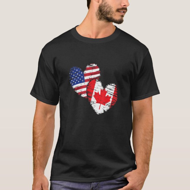Camiseta Feliz día de Canadá (Anverso)