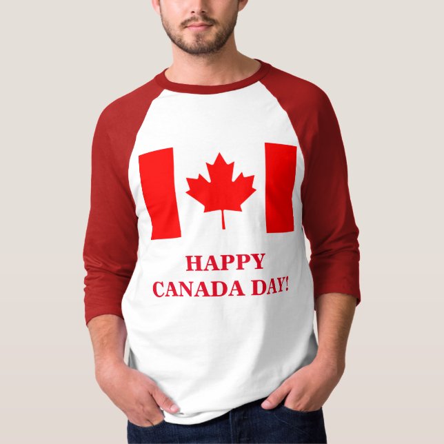 CAMISETA ¡FELIZ DÍA DE CANADÁ! (Anverso)