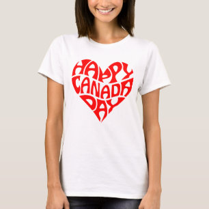 Camiseta Feliz Día de Canadá