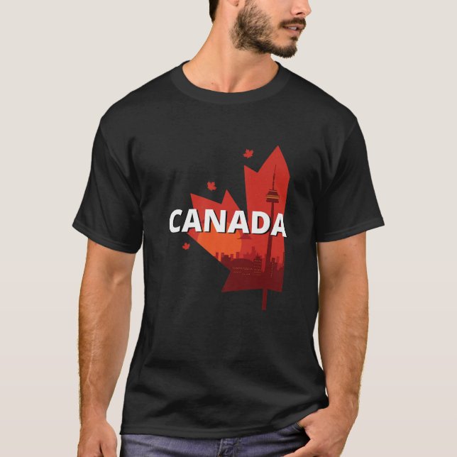 Camiseta Feliz Día de Canadá 1 de julio Familia Canadá (Anverso)