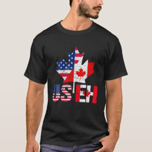 Camiseta Feliz Día de Canadá Bandera Americana Canadiense O