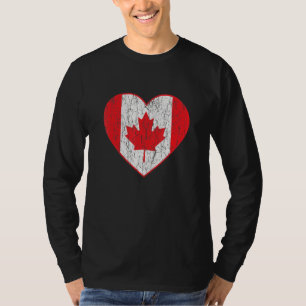 Camiseta Feliz Día de Canadá: Capa de arce Bandera canadien