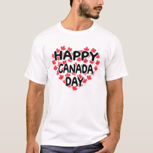 Camiseta Feliz Día de Canadá Divertido Día de la Bandera Ca