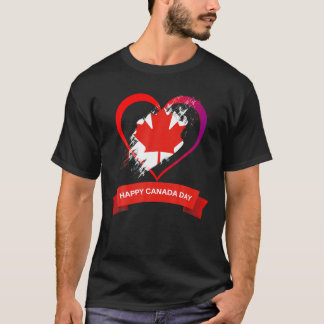 Camiseta Feliz Día de Canadá, es el Día de Canadá, la arce