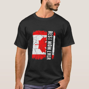 Camiseta Feliz Día de Canadá Funny hoja de arce Bandera Can