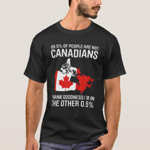 Camiseta Feliz Día de Canadá Funny Patriota de arce de la b