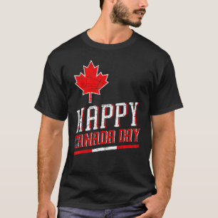Camiseta Feliz Día de Canadá Independencia de la hoja de ar