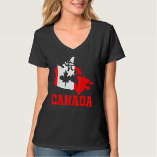 Camiseta Feliz Día de Canadá: Niños del Día de la Mancha de