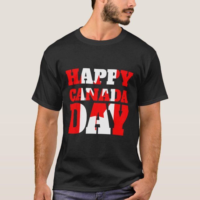 Camiseta Feliz Día de Canadá Orgullo Ottawa Canadá Este. So (Anverso)