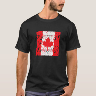 Camiseta Feliz Día de Canadá País Bandera de Canadá Gracios