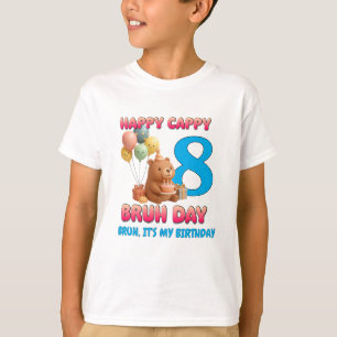 Camiseta FELIZ DÍA DE CAPPY BRUH Cumpleaños personalizado d