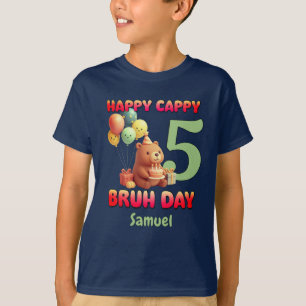 Camiseta FELIZ DÍA DE CAPPY BRUH Cumpleaños personalizado d