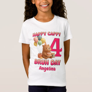 Camiseta FELIZ DÍA DE CAPPY BRUH Personalizada Capybara Cum