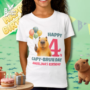 Camiseta FELIZ DÍA DE CAPY BRUH Cumpleaños personalizado 4