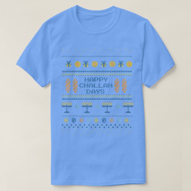 Camiseta Feliz día de Challah  (Diseño del anverso)