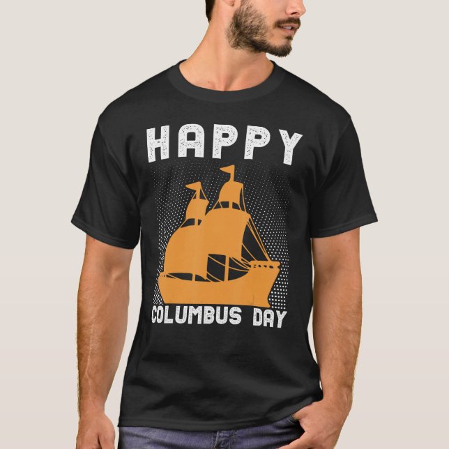 Camiseta Feliz Día de Colón (Anverso)