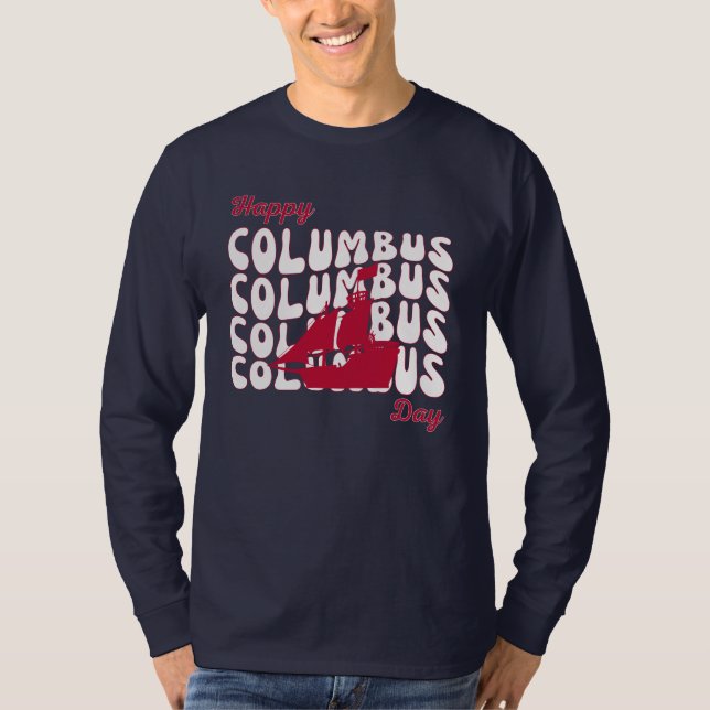 Camiseta Feliz Día de Colón (Anverso)