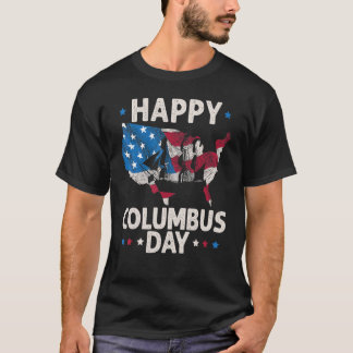 Camiseta Feliz Día de Colón Cristóbal Colón Italiano Na
