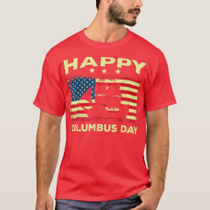 Camiseta Feliz Día de Colón Descubrimiento Italiano Eplorer