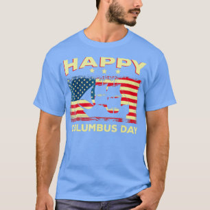 Camiseta Feliz Día de Colón Descubrimiento Italiano Eplorer
