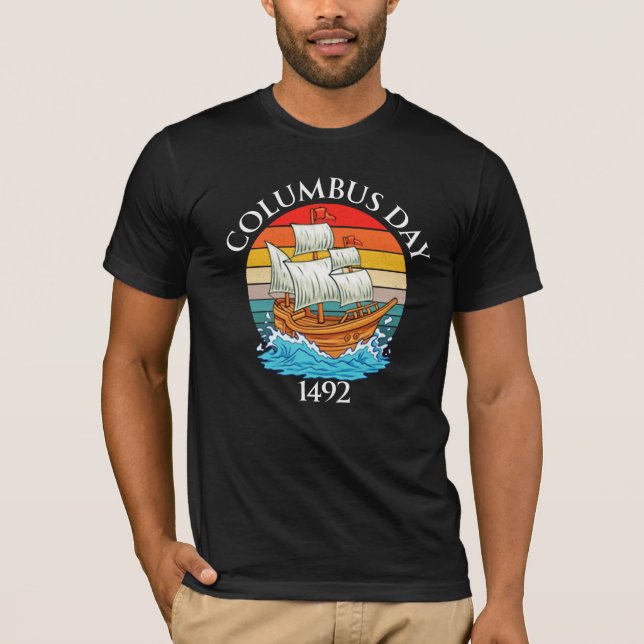 CAMISETA FELIZ DÍA DE COLUMBUS 2024 (Anverso)