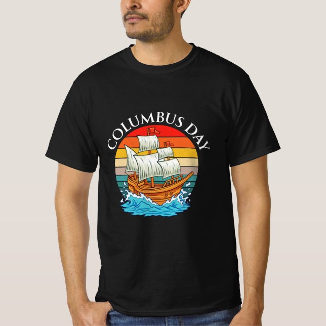 CAMISETA FELIZ DÍA DE COLUMBUS 2024 (Anverso)
