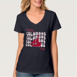 Camiseta Feliz Día de Cristóbal Colón
