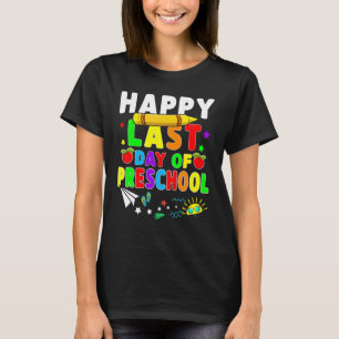 Camiseta Feliz Día De Estudiantes De Enseñanza Preescolar C