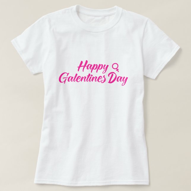 Camiseta Feliz día de Galentines (Diseño del anverso)