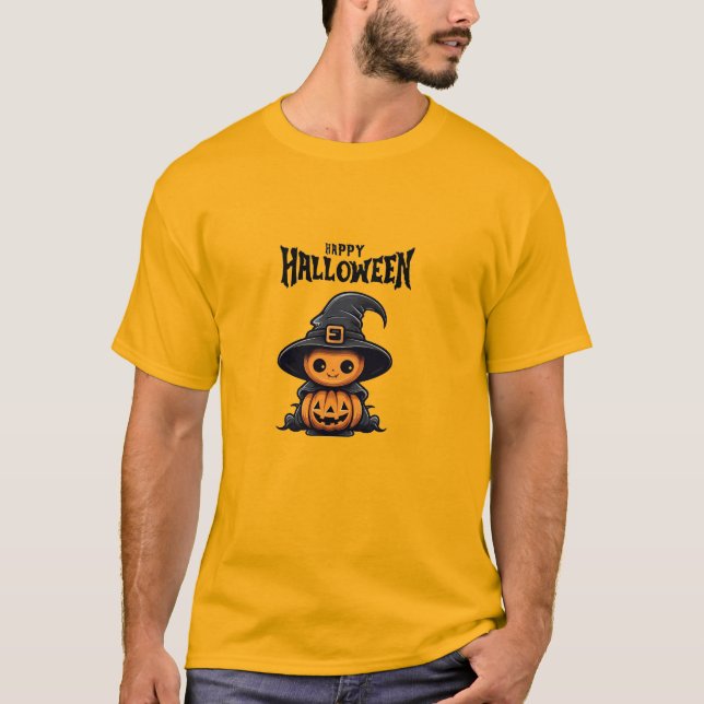 Camiseta Feliz Día de Halloween (Anverso)