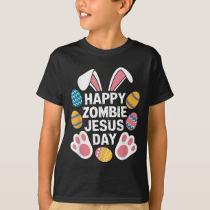 Camiseta Feliz Día de Jesús Zombie Easter Zombie