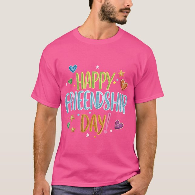 Camiseta Feliz Día de la Amistad (Anverso)