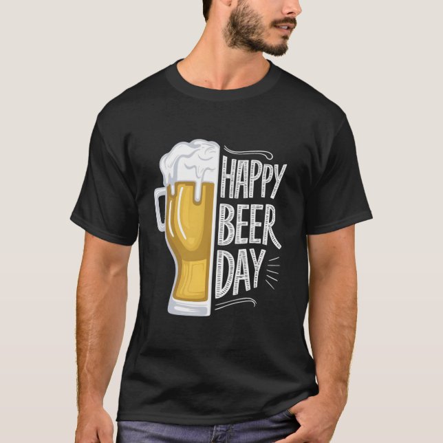 Camiseta Feliz Día de la Cerveza: Brew & You (Anverso)