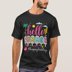 Camiseta Feliz Día De La Escuela, Niños Y Adolescentes Salu