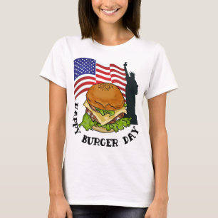 Camiseta Feliz día de la hamburguesa