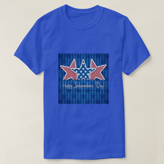 Camiseta Feliz Día de la Independencia (Diseño del anverso)