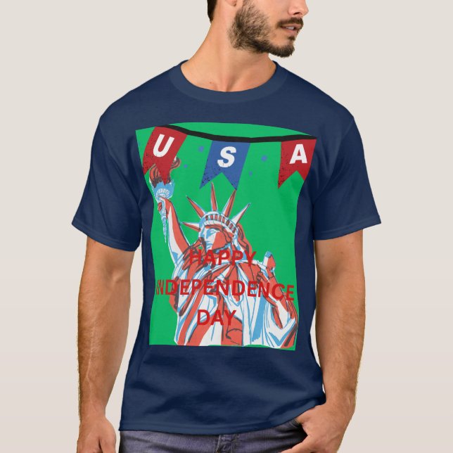 CAMISETA FELIZ DÍA DE LA INDEPENDENCIA  (Anverso)