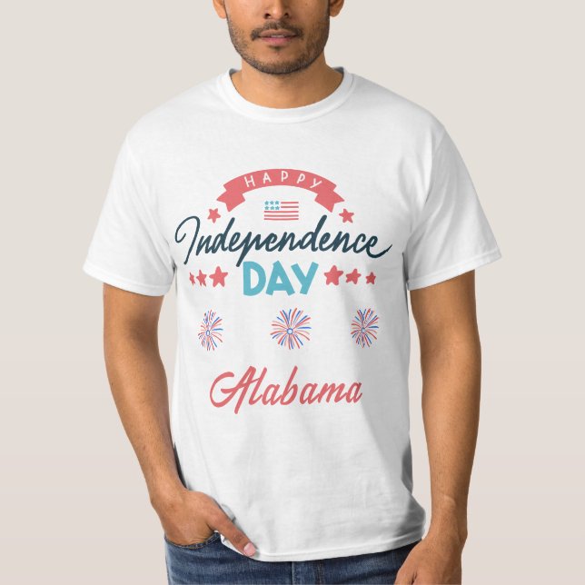 Camiseta ¡Feliz Día de la Independencia! (Anverso)